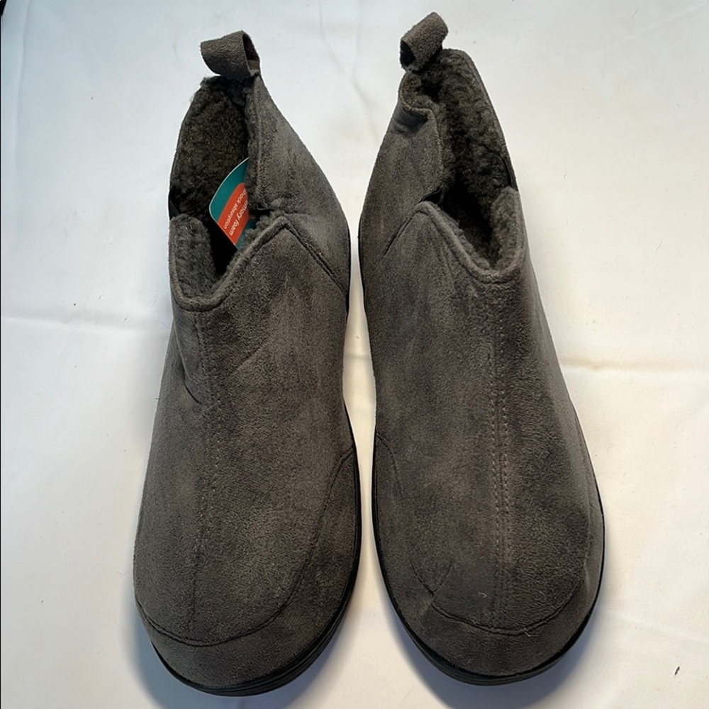 Men's Charcoal Micro Suede Ankle Boots